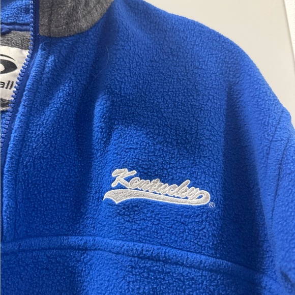 Vintage Y2K Kentucky WIldcats Gimmie the Ball 1/4 Blue Zip Up - Picture 5 of 7
